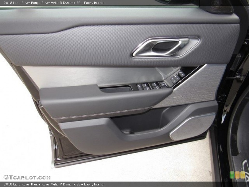Ebony Interior Door Panel for the 2018 Land Rover Range Rover Velar R Dynamic SE #122985705