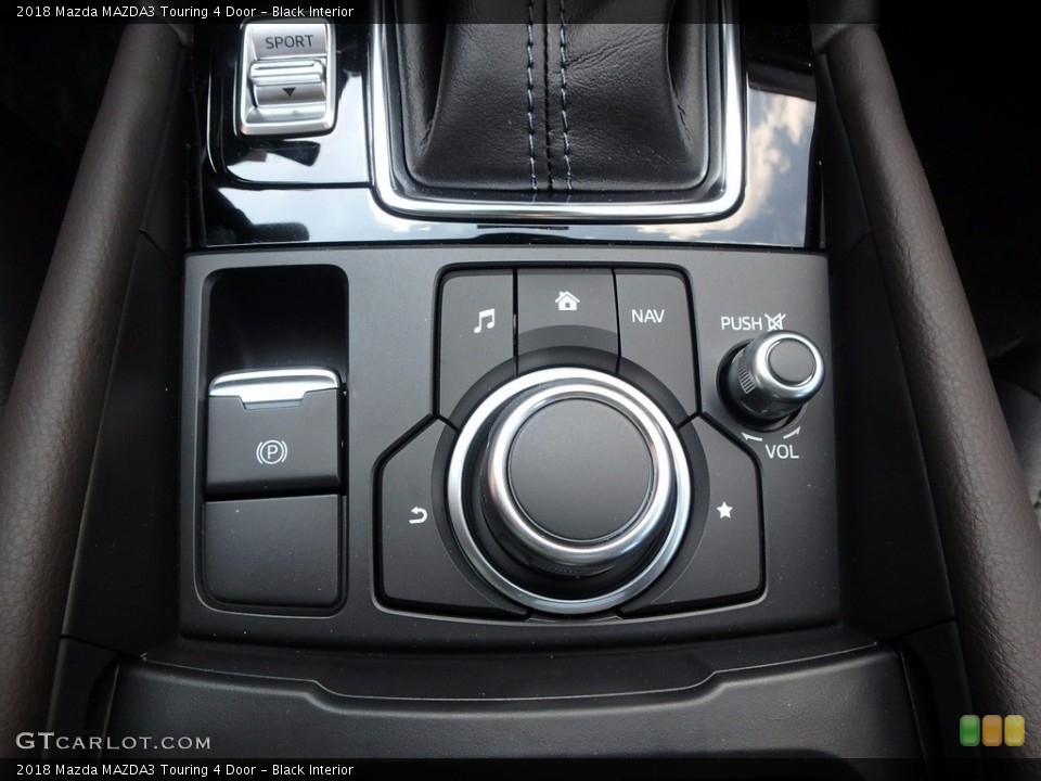 Black Interior Controls for the 2018 Mazda MAZDA3 Touring 4 Door #122987073