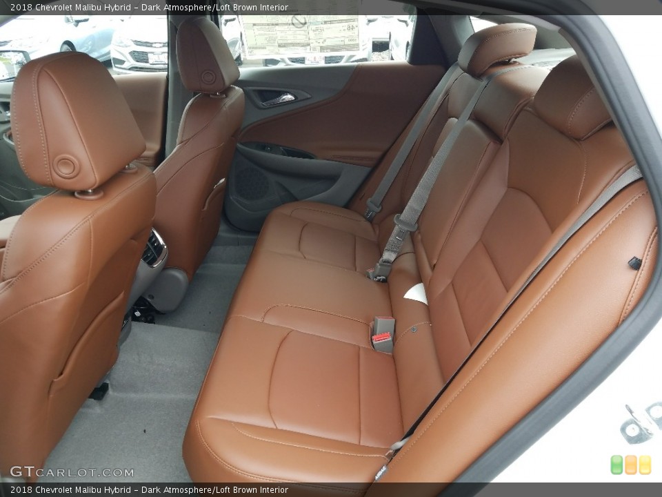 Dark Atmosphere/Loft Brown Interior Rear Seat for the 2018 Chevrolet Malibu Hybrid #122990481
