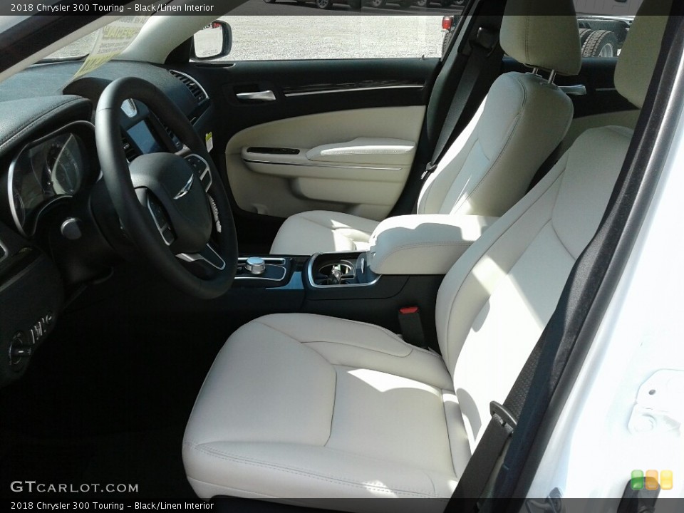 Black/Linen Interior Front Seat for the 2018 Chrysler 300 Touring #122993136