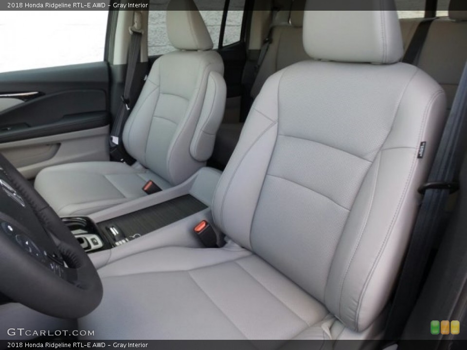 Gray Interior Front Seat for the 2018 Honda Ridgeline RTL-E AWD #123000603