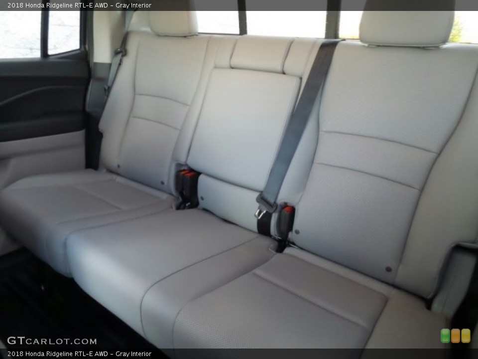 Gray Interior Rear Seat for the 2018 Honda Ridgeline RTL-E AWD #123000612