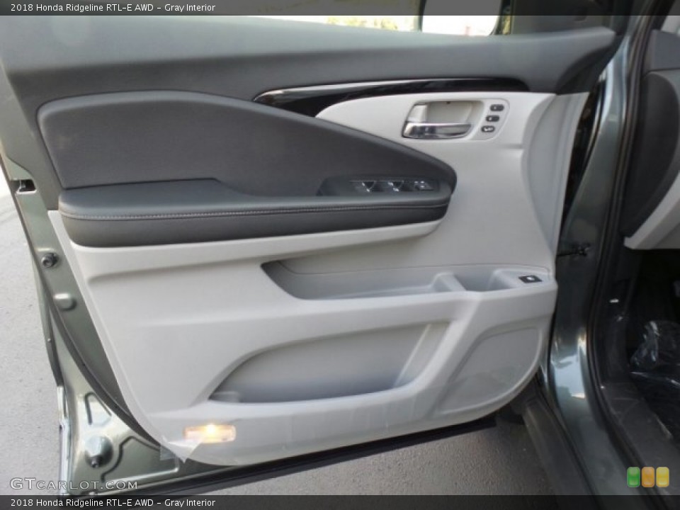 Gray Interior Door Panel for the 2018 Honda Ridgeline RTL-E AWD #123000627