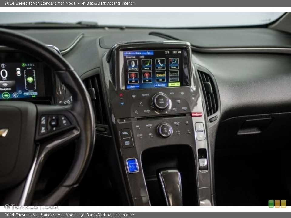 Jet Black/Dark Accents Interior Controls for the 2014 Chevrolet Volt  #123009402