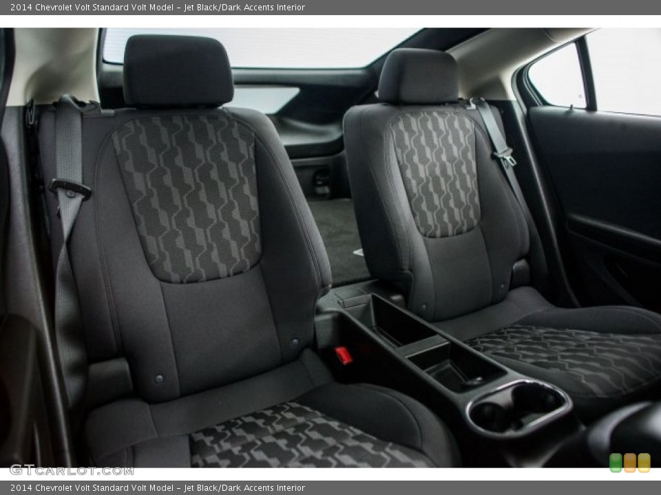 Jet Black/Dark Accents Interior Rear Seat for the 2014 Chevrolet Volt  #123009777