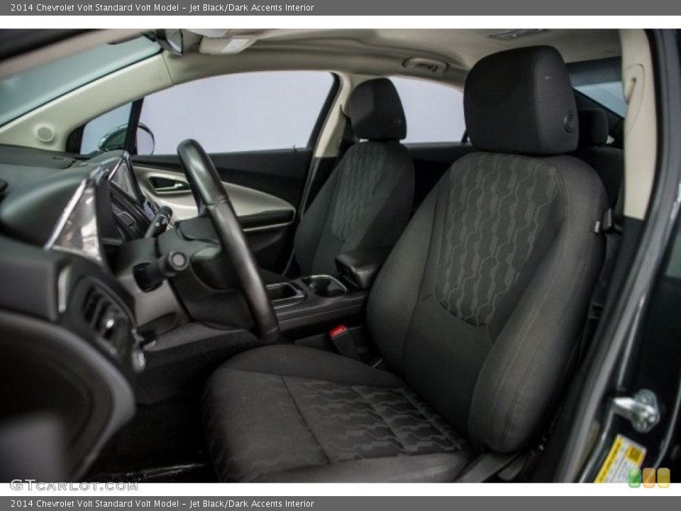 Jet Black/Dark Accents Interior Front Seat for the 2014 Chevrolet Volt  #123009798
