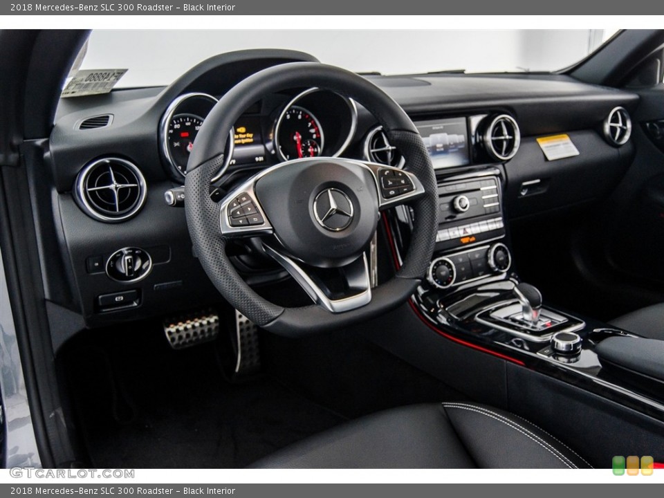 Black Interior Dashboard for the 2018 Mercedes-Benz SLC 300 Roadster #123026580