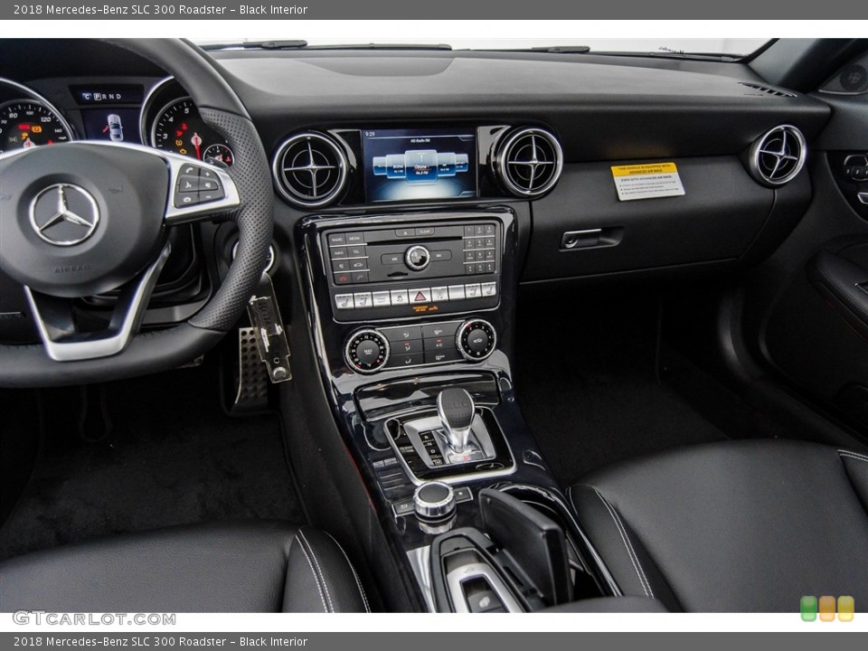 Black Interior Controls for the 2018 Mercedes-Benz SLC 300 Roadster #123026601