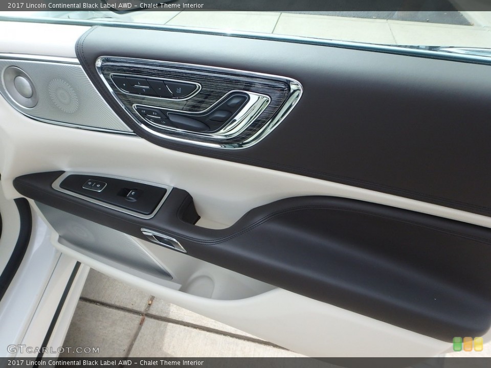Chalet Theme Interior Door Panel for the 2017 Lincoln Continental Black Label AWD #123030165