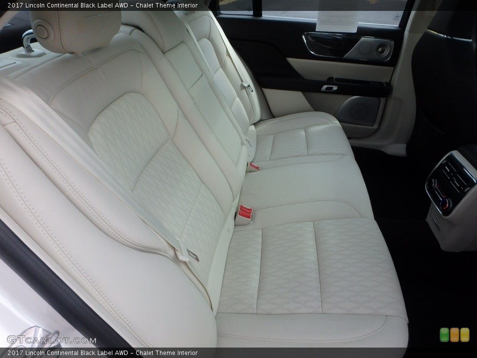 Chalet Theme Interior Rear Seat for the 2017 Lincoln Continental Black Label AWD #123030186