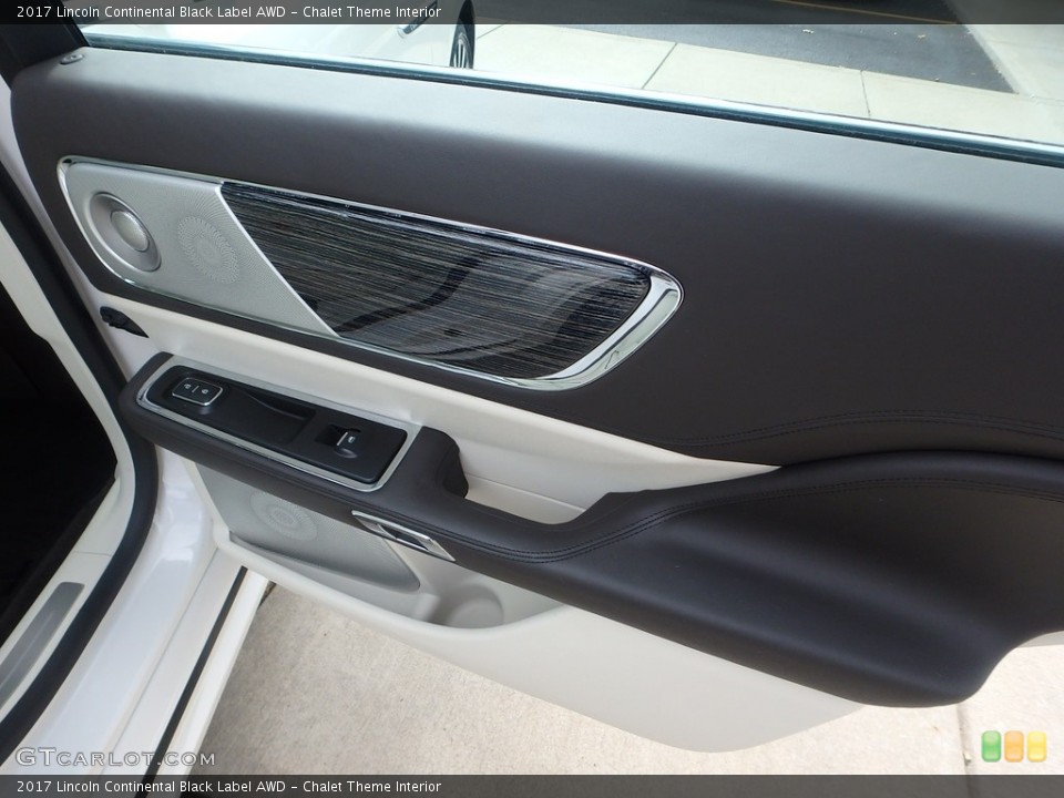 Chalet Theme Interior Door Panel for the 2017 Lincoln Continental Black Label AWD #123030209