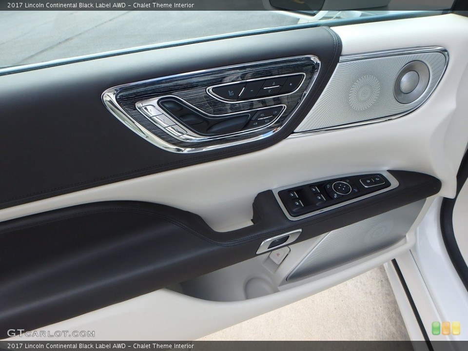 Chalet Theme Interior Door Panel for the 2017 Lincoln Continental Black Label AWD #123030324