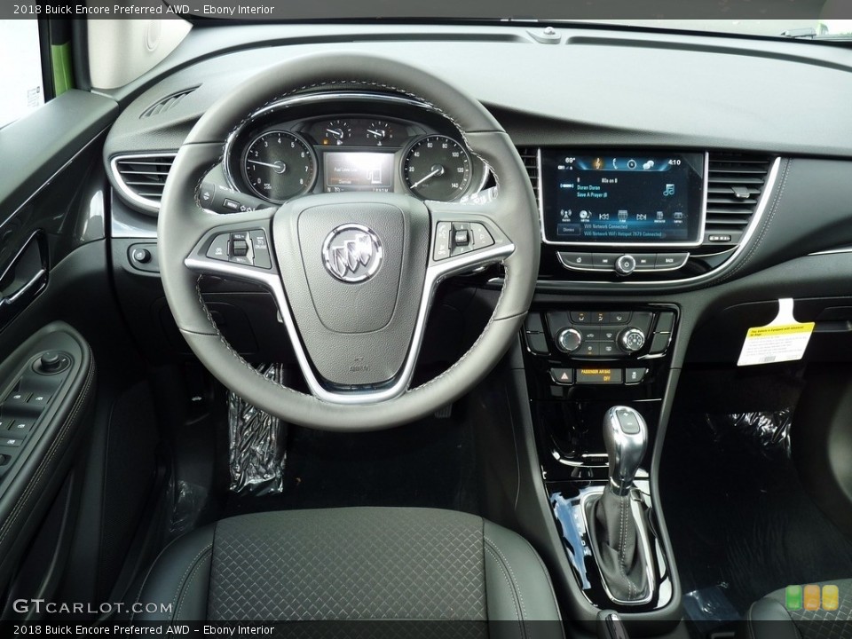 Ebony Interior Dashboard for the 2018 Buick Encore Preferred AWD #123041496