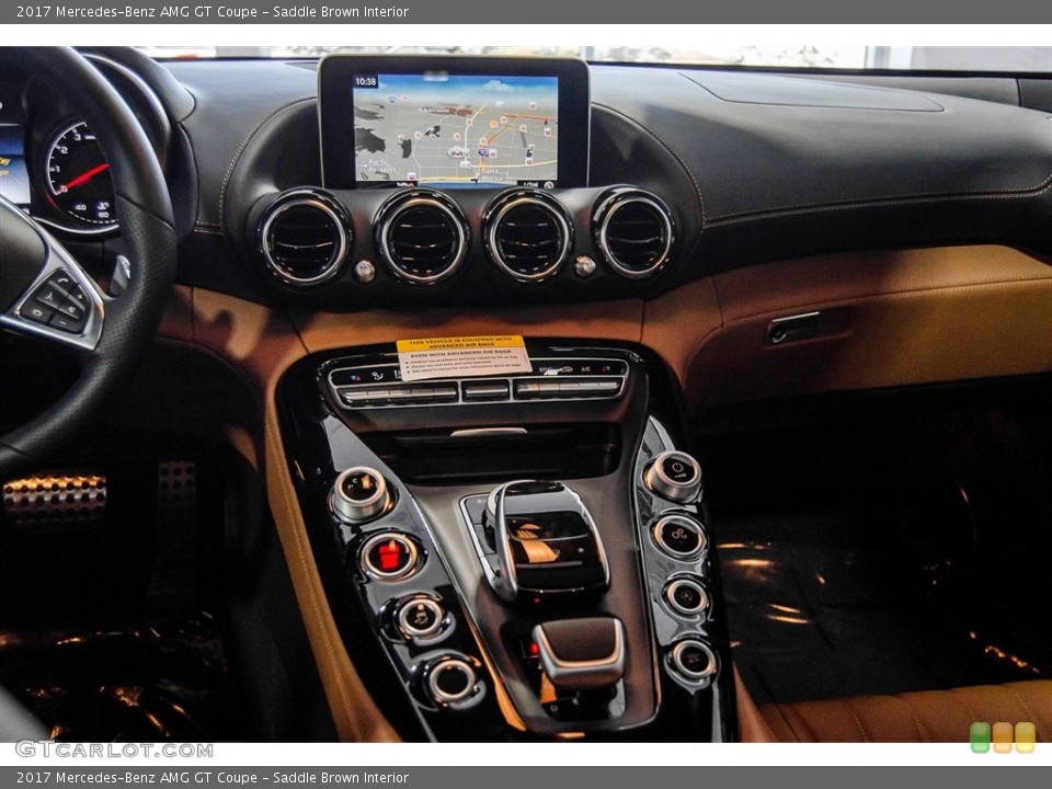 Saddle Brown Interior Controls for the 2017 Mercedes-Benz AMG GT Coupe #123052027