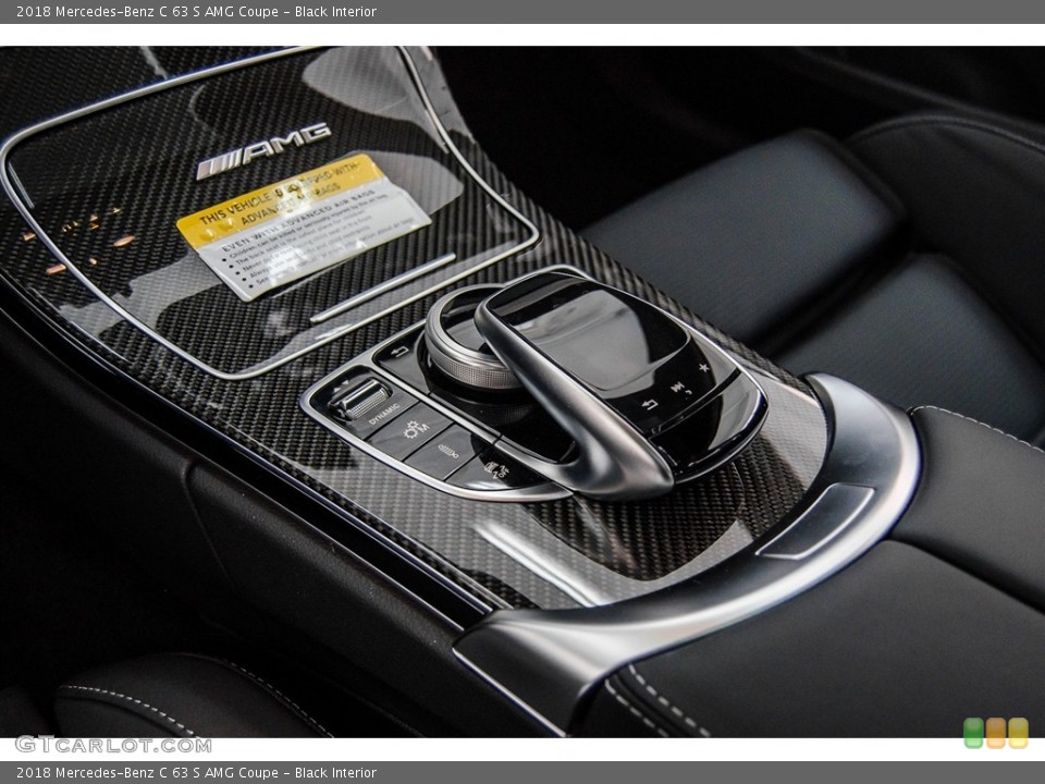 Black Interior Transmission for the 2018 Mercedes-Benz C 63 S AMG Coupe #123055522