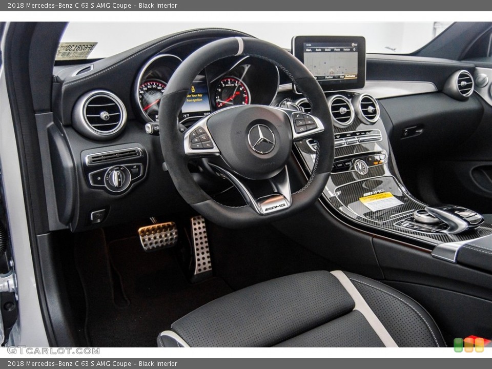 Black Interior Dashboard for the 2018 Mercedes-Benz C 63 S AMG Coupe #123055747