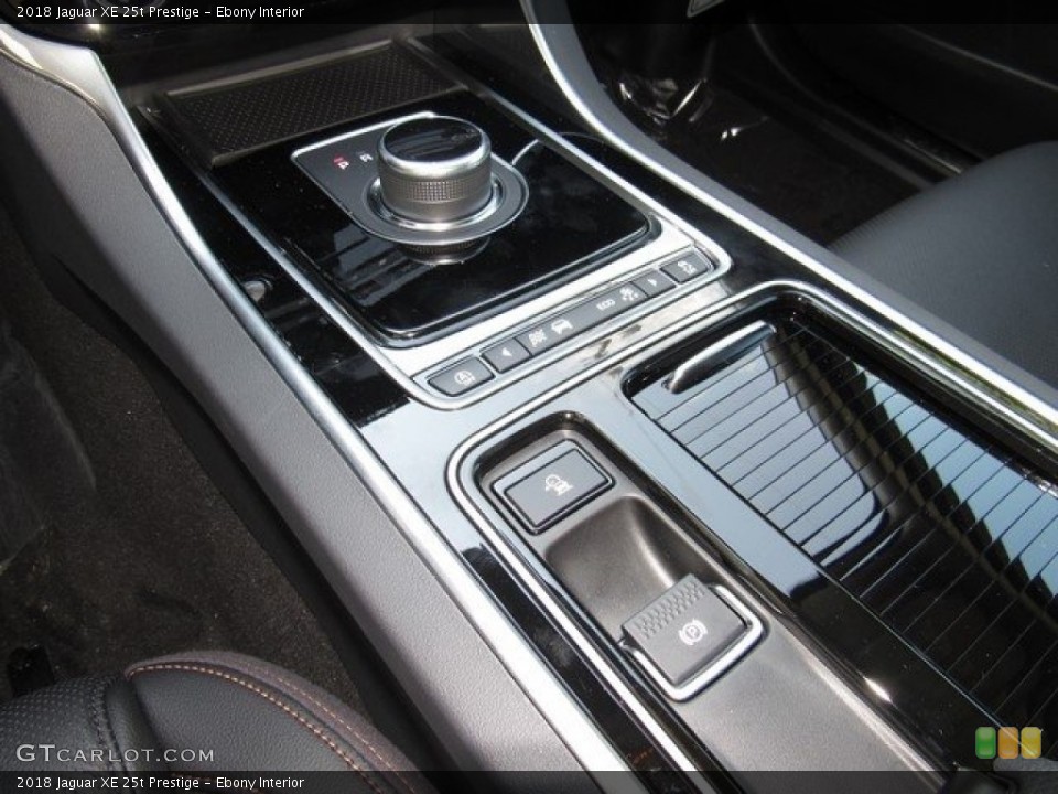 Ebony Interior Controls for the 2018 Jaguar XE 25t Prestige #123060439
