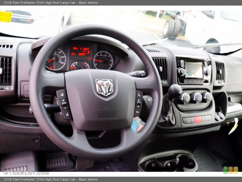 Black Interior Dashboard for the 2018 Ram ProMaster 3500 High Roof Cargo Van #123066130