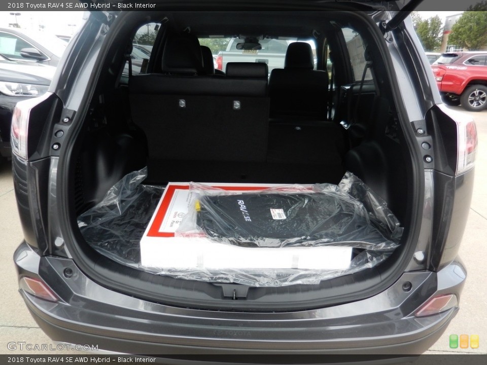 Black Interior Trunk for the 2018 Toyota RAV4 SE AWD Hybrid #123066568