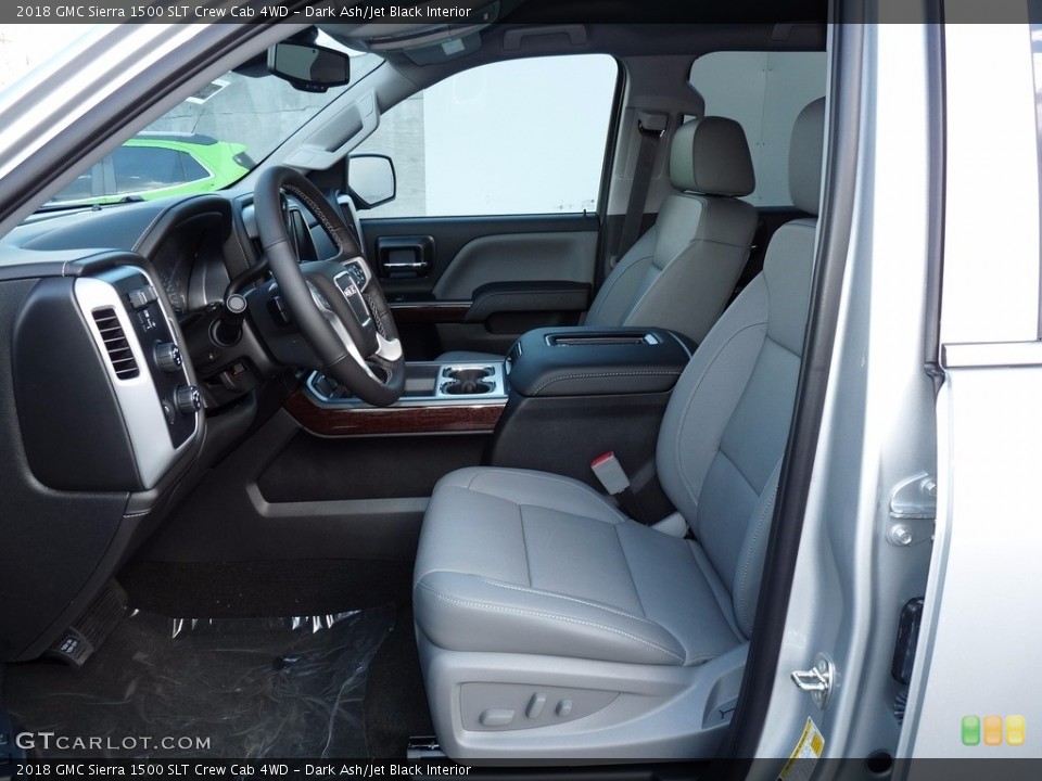 Dark Ash/Jet Black Interior Front Seat for the 2018 GMC Sierra 1500 SLT Crew Cab 4WD #123066658