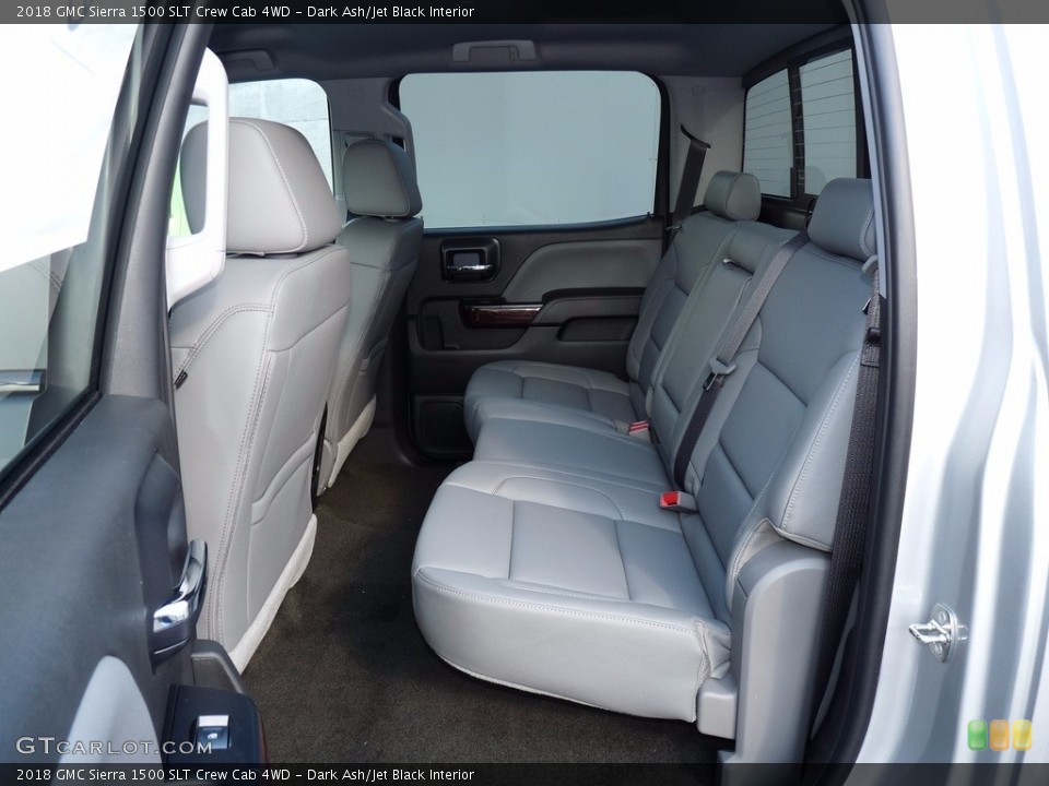 Dark Ash/Jet Black Interior Rear Seat for the 2018 GMC Sierra 1500 SLT Crew Cab 4WD #123066682