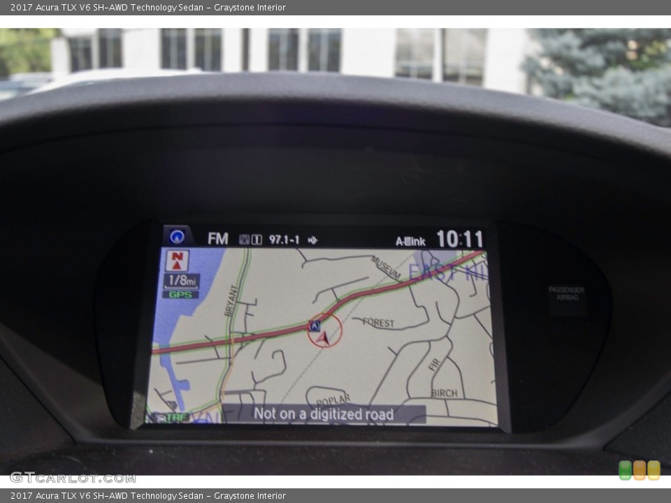 Graystone Interior Navigation for the 2017 Acura TLX V6 SH-AWD Technology Sedan #123069022