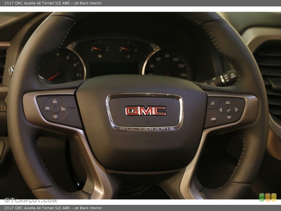 Jet Black Interior Steering Wheel for the 2017 GMC Acadia All Terrain SLE AWD #123077473