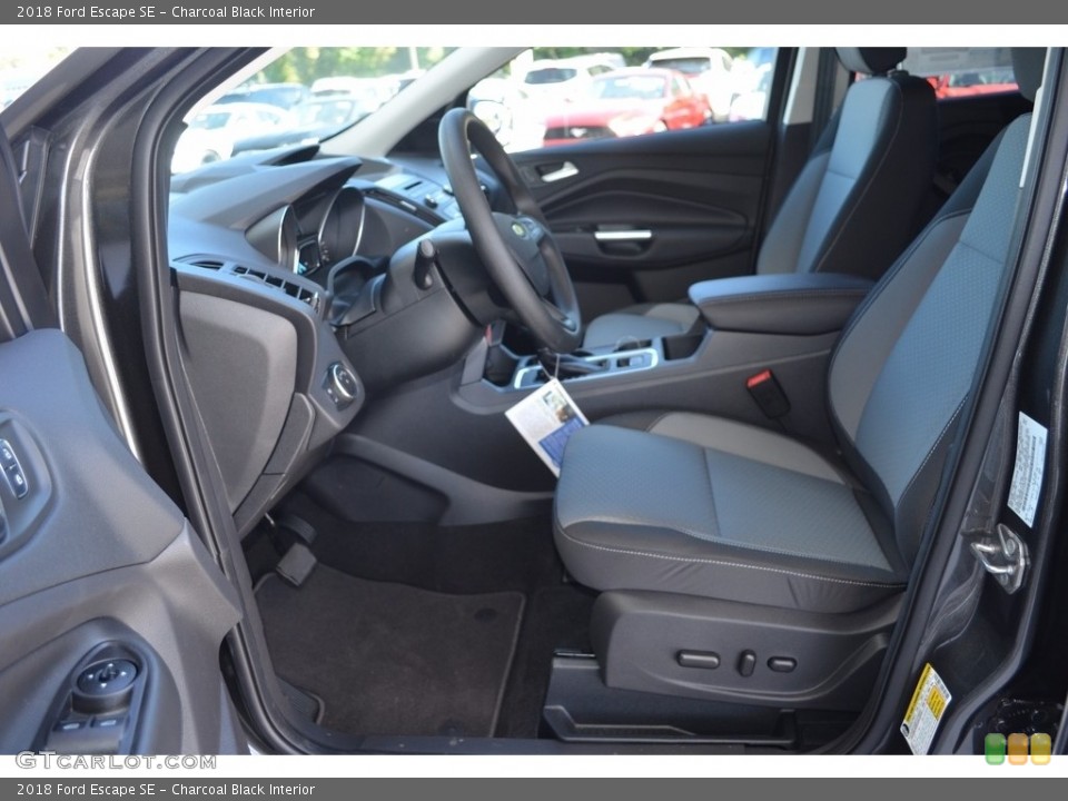 Charcoal Black Interior Front Seat for the 2018 Ford Escape SE #123077617