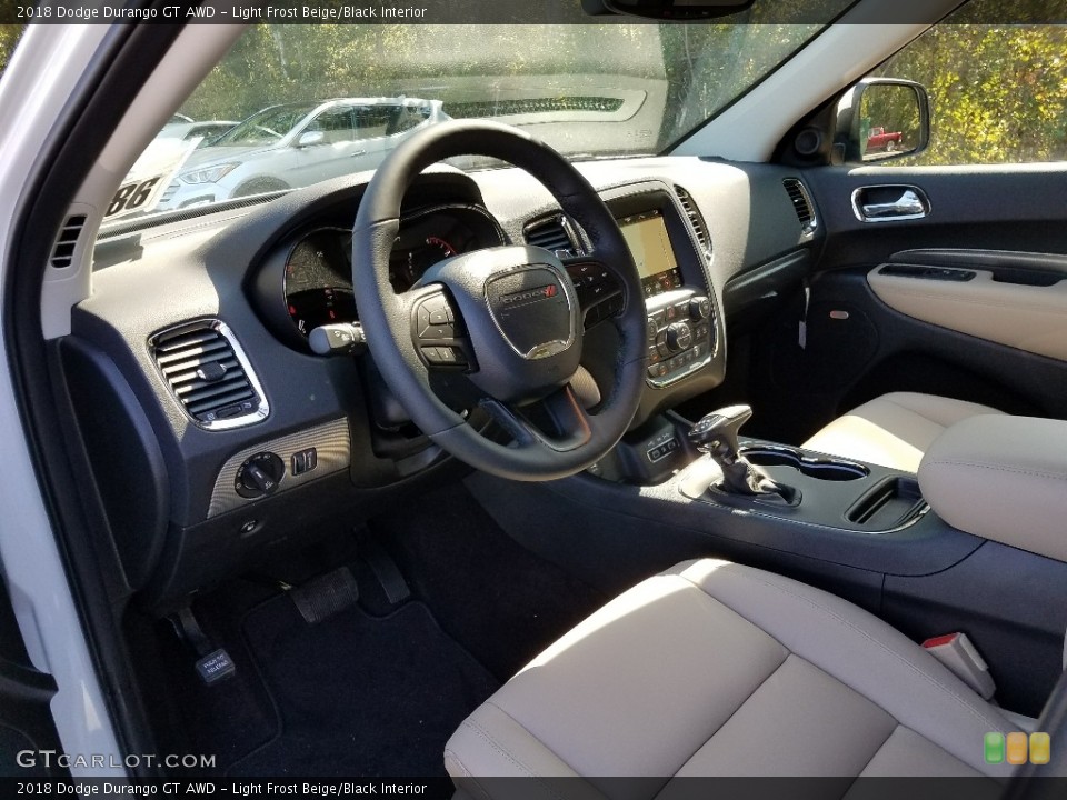 Light Frost Beige/Black Interior Photo for the 2018 Dodge Durango GT AWD #123088750
