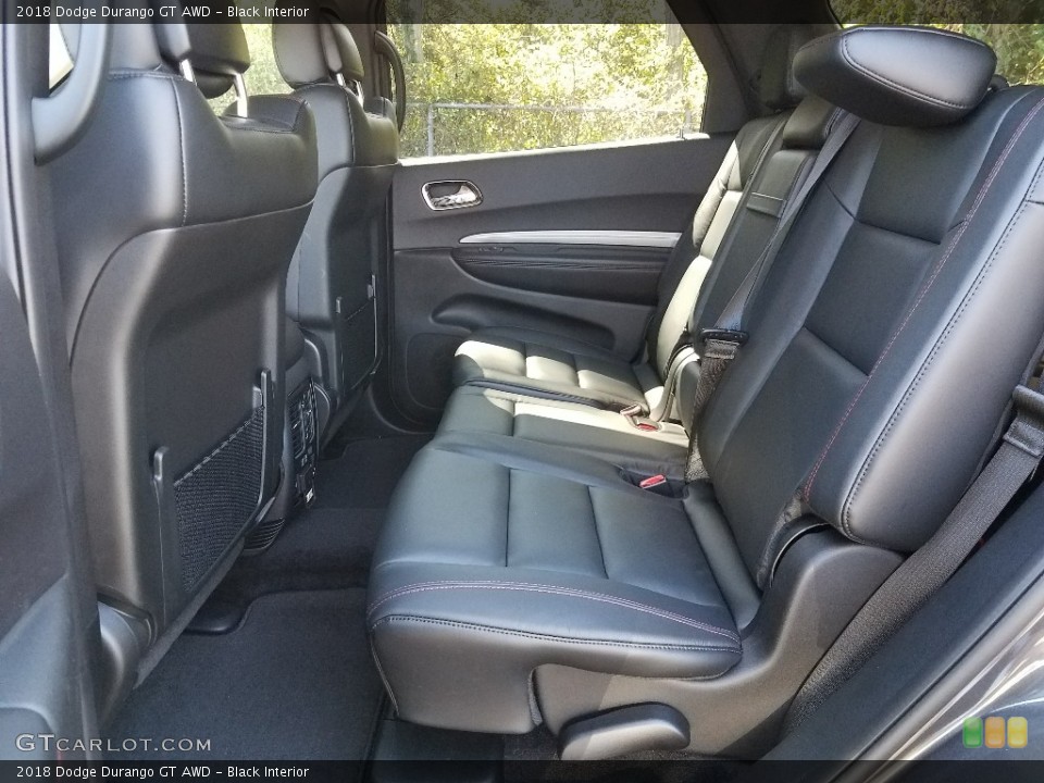 Black Interior Rear Seat for the 2018 Dodge Durango GT AWD #123089041