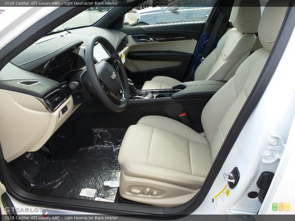 Light Neutral/Jet Black Interior Photo for the 2018 Cadillac ATS Luxury AWD #123108814