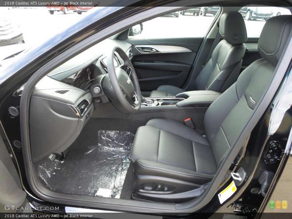 Jet Black Interior Photo for the 2018 Cadillac ATS Luxury AWD #123108910