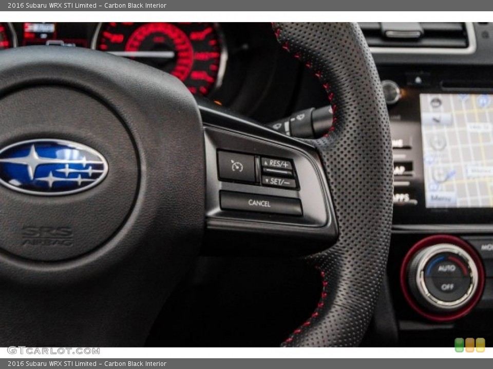 Carbon Black Interior Controls for the 2016 Subaru WRX STI Limited #123132479