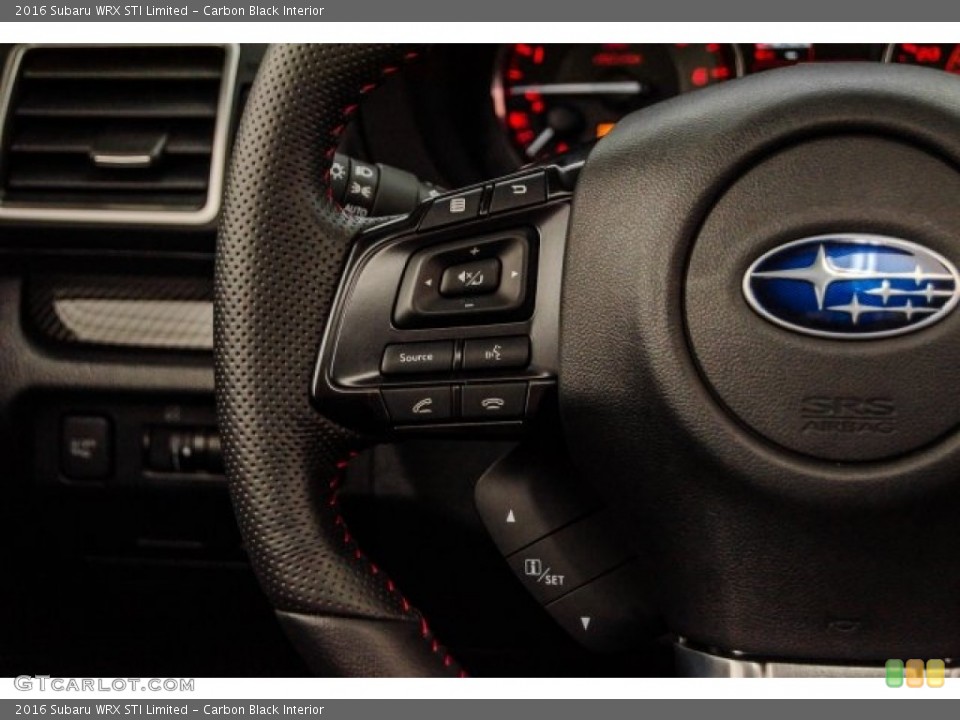 Carbon Black Interior Controls for the 2016 Subaru WRX STI Limited #123132491