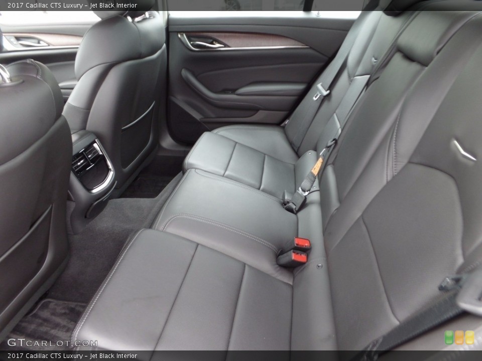 Jet Black Interior Rear Seat for the 2017 Cadillac CTS Luxury #123145394