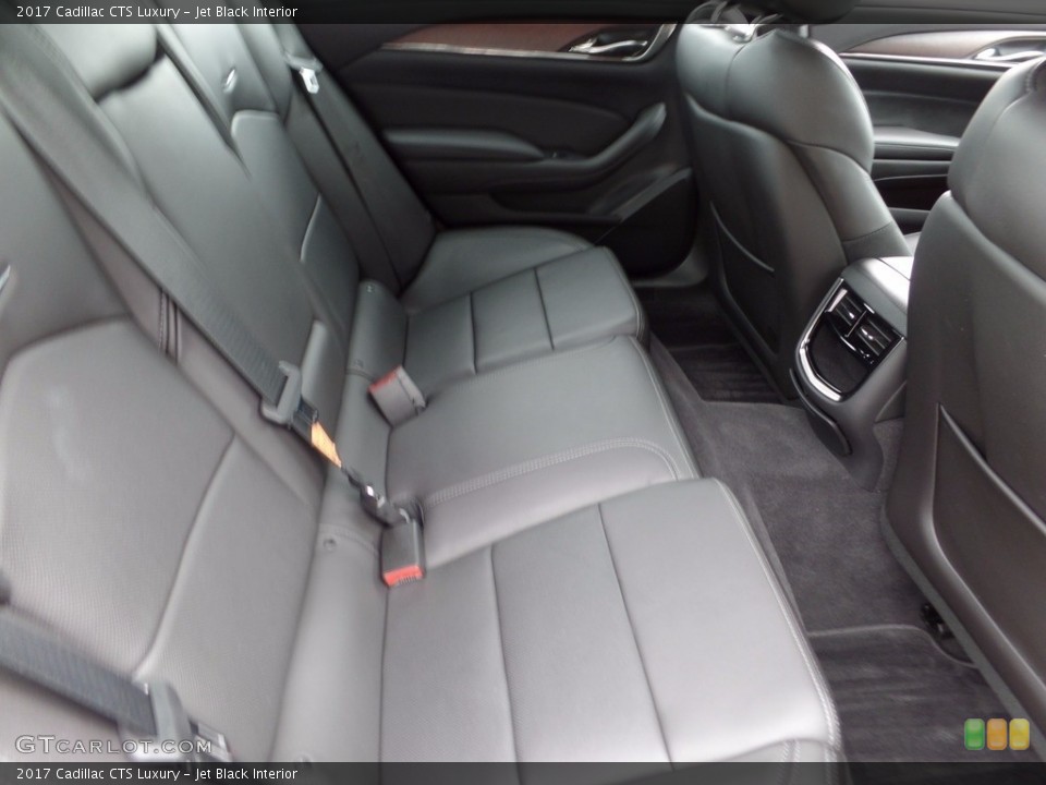 Jet Black Interior Rear Seat for the 2017 Cadillac CTS Luxury #123145439