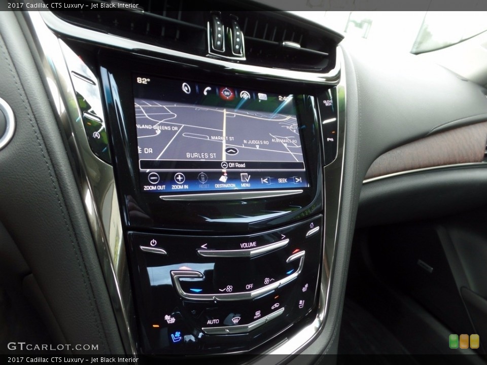 Jet Black Interior Controls for the 2017 Cadillac CTS Luxury #123145511
