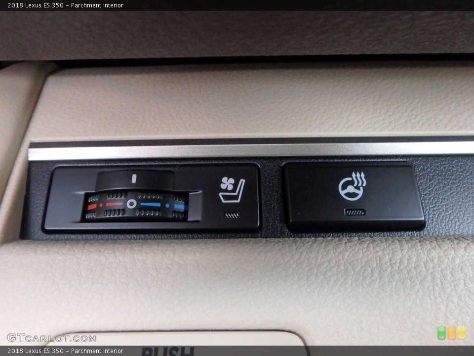 Parchment Interior Controls for the 2018 Lexus ES 350 #123147422