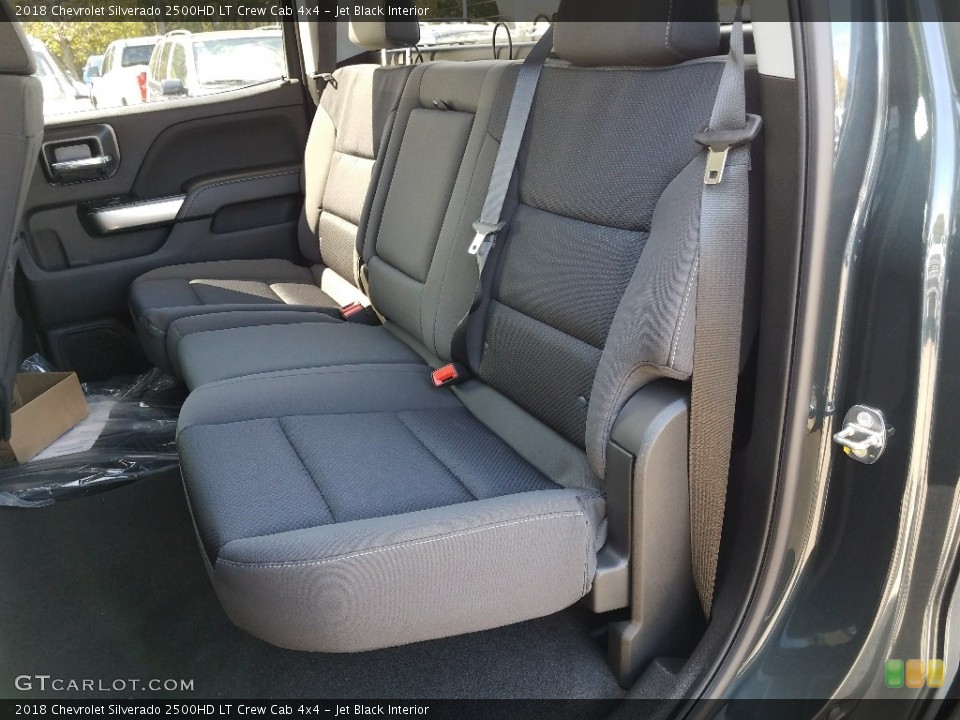 Jet Black Interior Rear Seat for the 2018 Chevrolet Silverado 2500HD LT Crew Cab 4x4 #123157491