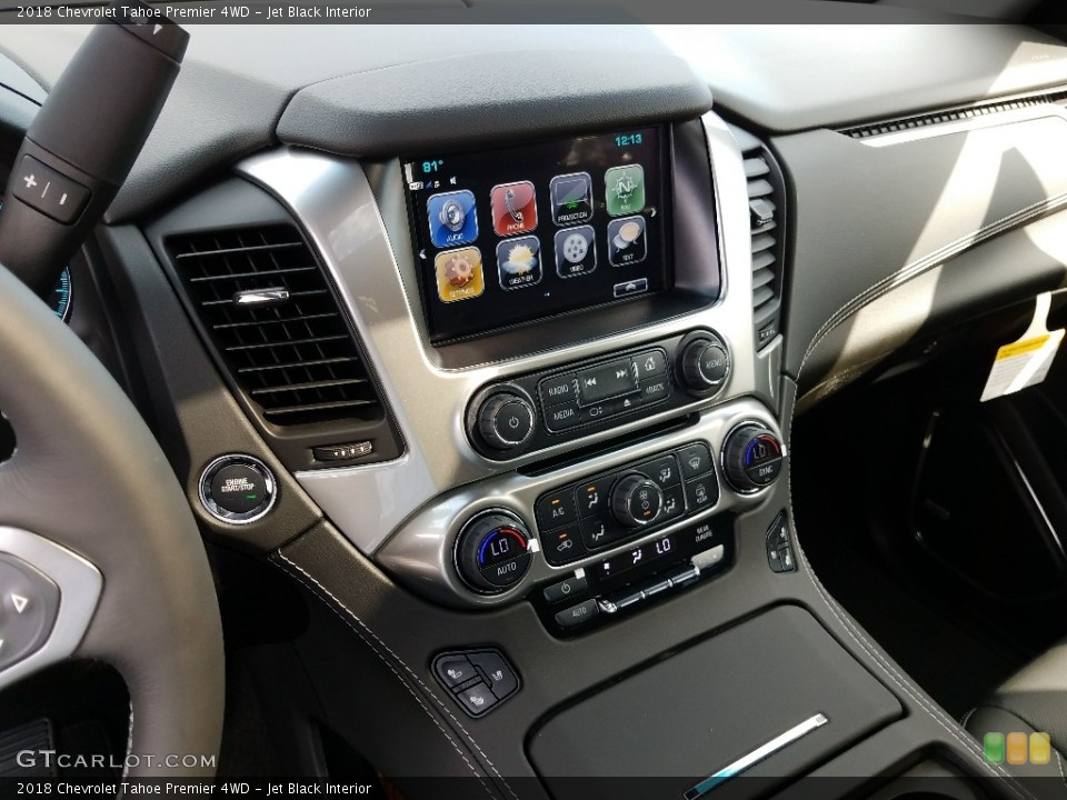 Jet Black Interior Controls for the 2018 Chevrolet Tahoe Premier 4WD #123160368