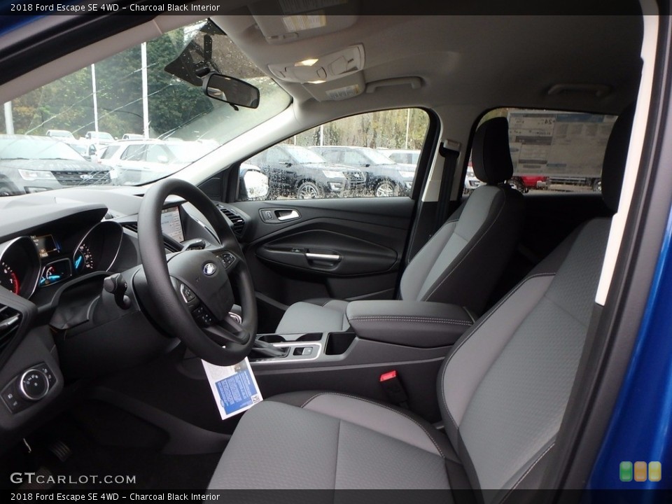 Charcoal Black Interior Photo for the 2018 Ford Escape SE 4WD #123165303