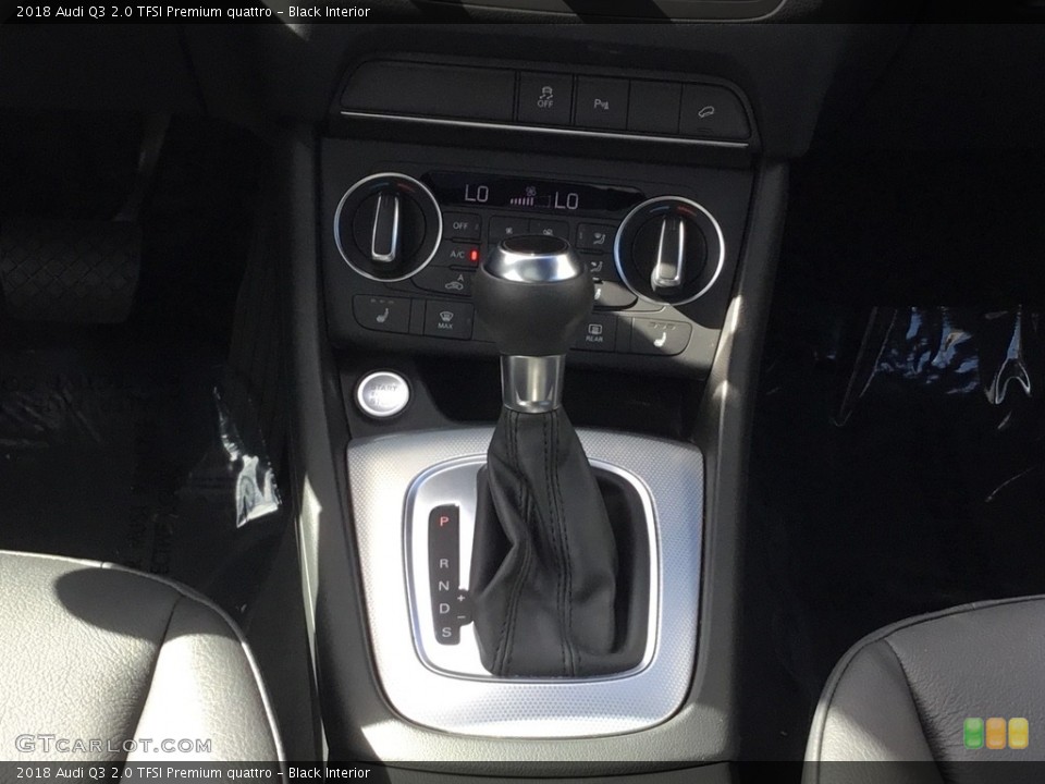 Black Interior Transmission for the 2018 Audi Q3 2.0 TFSI Premium quattro #123166632