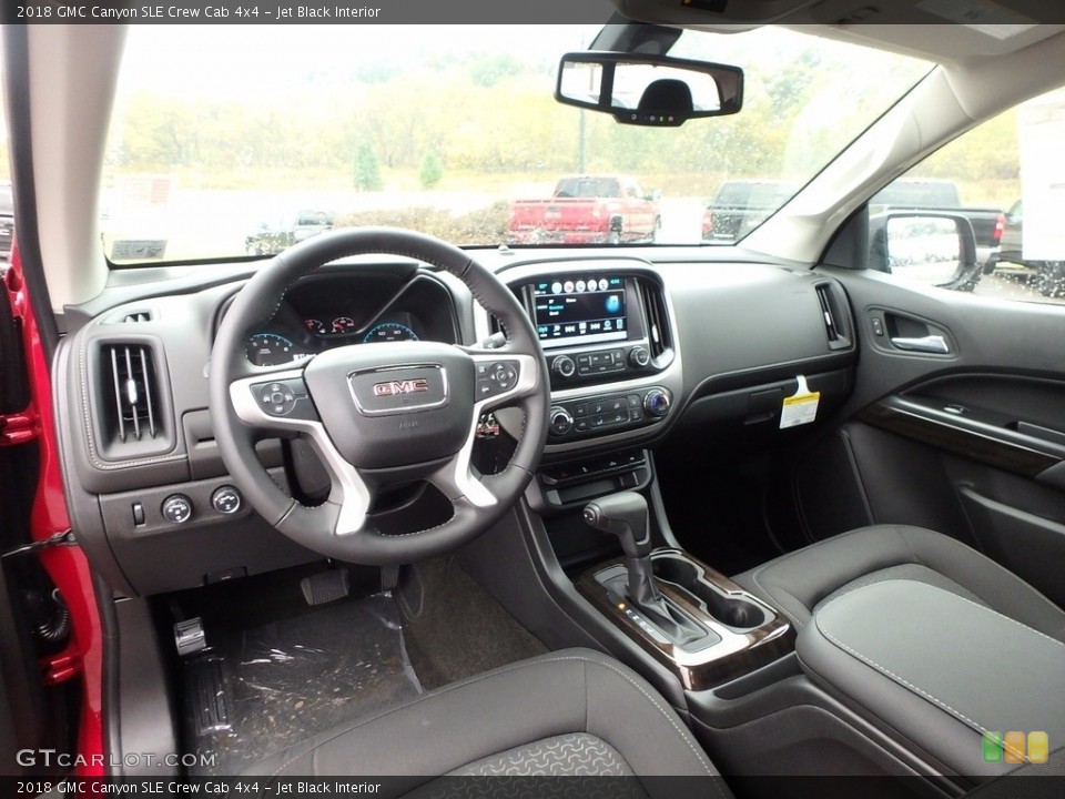 Jet Black Interior Photo for the 2018 GMC Canyon SLE Crew Cab 4x4 #123171549