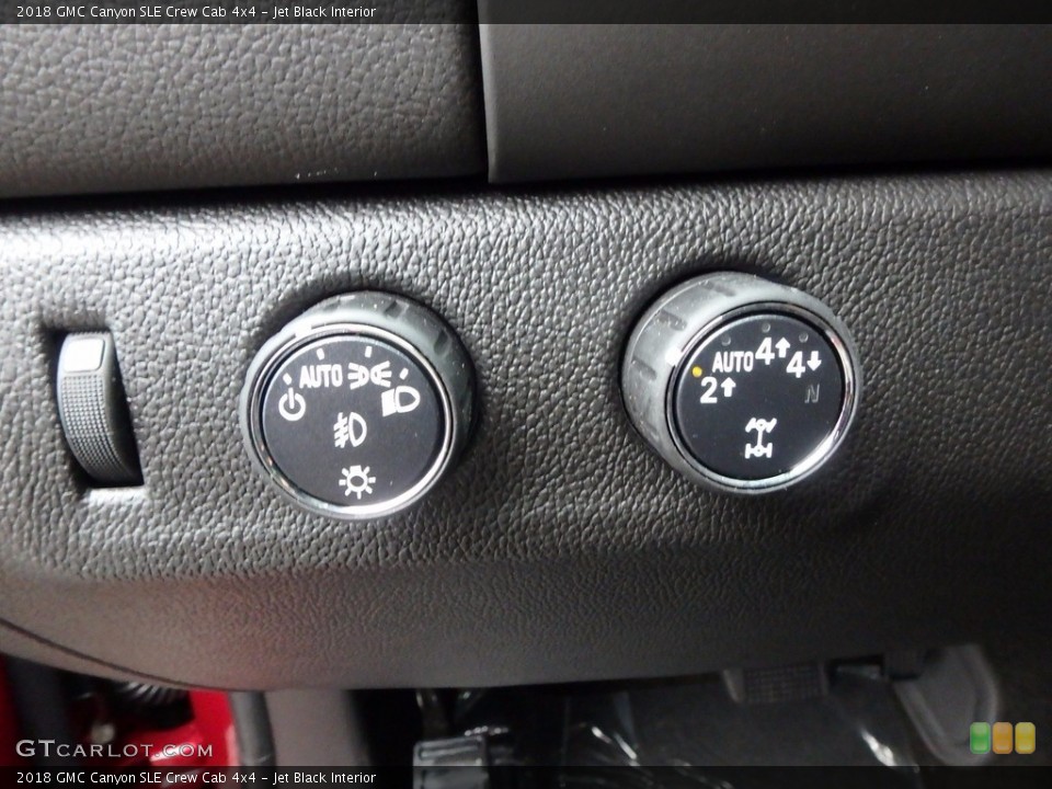 Jet Black Interior Controls for the 2018 GMC Canyon SLE Crew Cab 4x4 #123171642