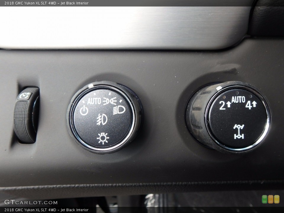 Jet Black Interior Controls for the 2018 GMC Yukon XL SLT 4WD #123172014