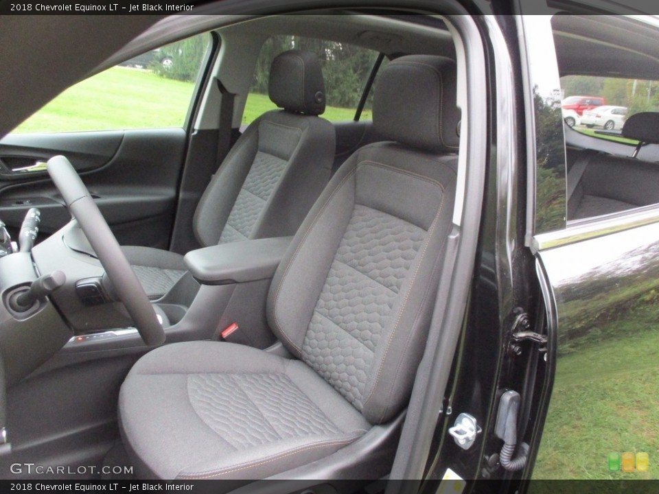 Jet Black Interior Front Seat for the 2018 Chevrolet Equinox LT #123173553