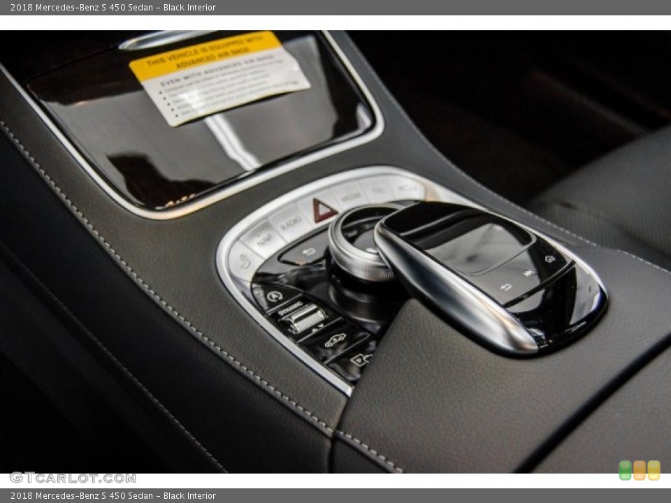 Black Interior Controls for the 2018 Mercedes-Benz S 450 Sedan #123177477