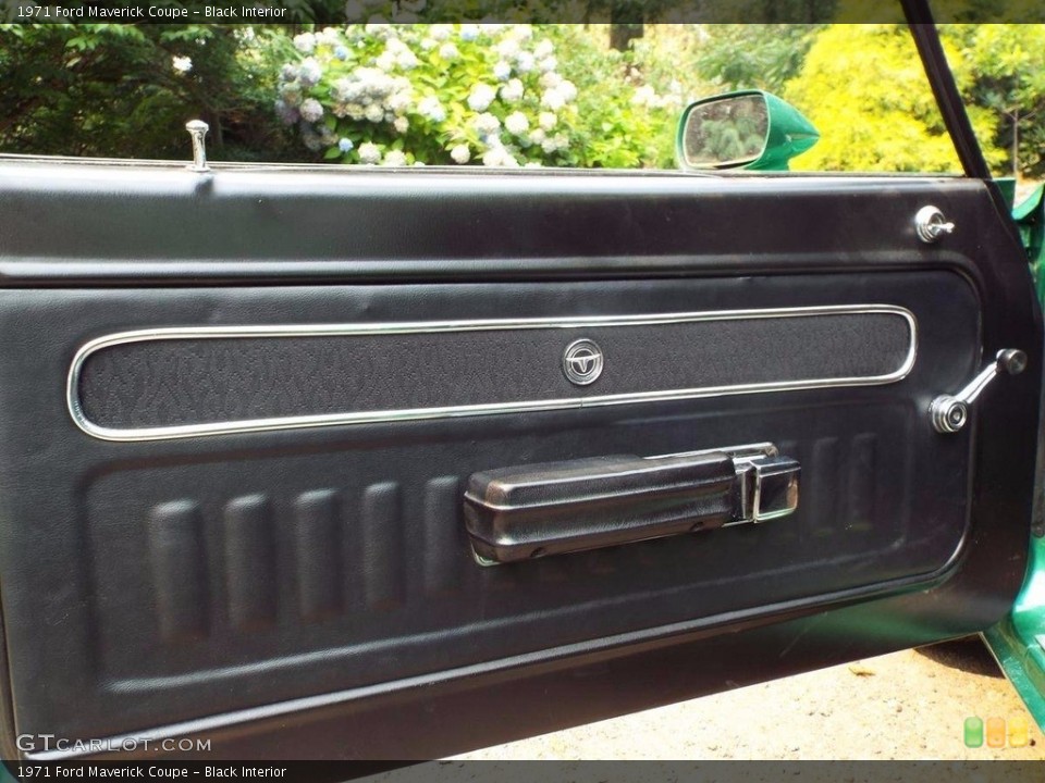 Black Interior Door Panel for the 1971 Ford Maverick Coupe #123183056