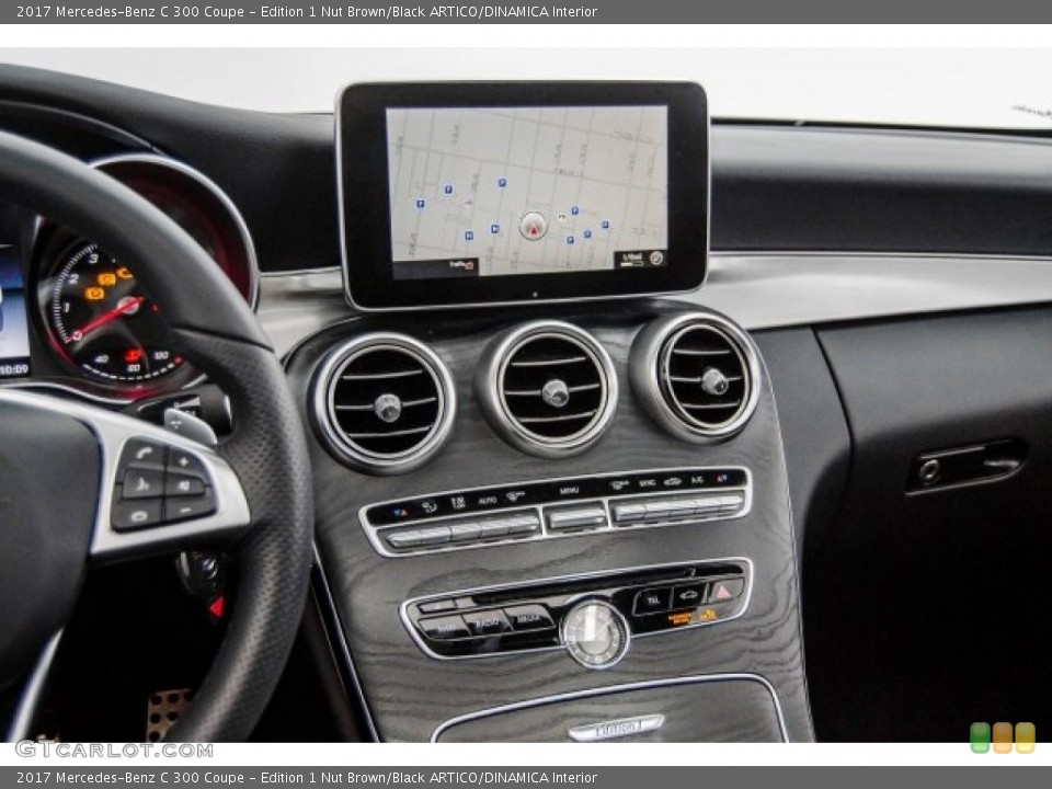Edition 1 Nut Brown/Black ARTICO/DINAMICA Interior Controls for the 2017 Mercedes-Benz C 300 Coupe #123183599