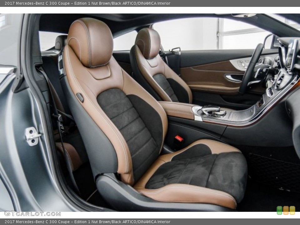 Edition 1 Nut Brown/Black ARTICO/DINAMICA Interior Photo for the 2017 Mercedes-Benz C 300 Coupe #123183620